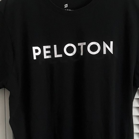 Peloton Century Club 100 short sleeve t shirt Black & White adult medium rare - Picture 3 of 12